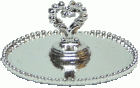 (image for) Silver Tray with Heart Handle