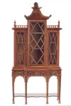 (image for) George III Chippendale Breakfront Cabinet - Walnut