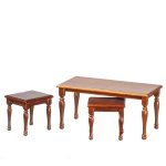 (image for) Farmhouse Nesting Table Set - Walnut