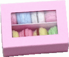 (image for) Macarons in Pink Bakery Box