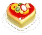 (image for) Strawberry Iced Lime Heart Cake