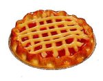 (image for) Lattice Crust Cherry Pie in Tin