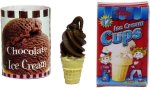 (image for) Chocolate Ice Cream, Tub & Cups