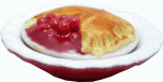 (image for) Cherry Pie in Red & White Pie Plate