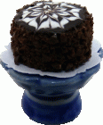 (image for) 1/2in Scale Chocolate Cake on Stand