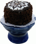 (image for) 1/2in Scale Chocolate Cake on Stand