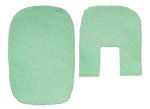 (image for) Green Bathroom Rug Set 2pc