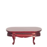 (image for) Victorian Oval Coffee Table - Mahogany