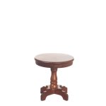 (image for) Victorian Pedestal End Table - Walnut