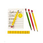 (image for) Notebook Ruler & Pencils - 6pc