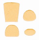 (image for) Cushion Kit Yellow w/ White Polka Dots