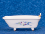 (image for) White Tub With Gold Trim