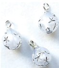 (image for) Starburst Ornament - Silver - 3pc