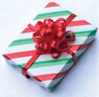 (image for) Striped Christmas Gift