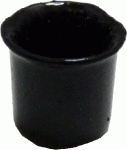 (image for) Glass Votive Candle Holder Black