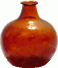 (image for) Antique Glass Demijohn Amber