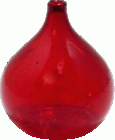 (image for) Antique Glass Demijohn Red