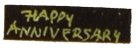 (image for) Happy Anniversary Chocolate Card 10pc