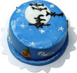 (image for) Halloween Cake Witch on Broom