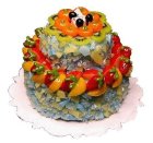 (image for) 2-Tiered Fruit Topped Cake Style 6