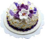 (image for) Lavender Floral Cake