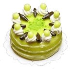 (image for) Lime Cake w/ Fruit Garnish