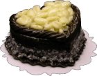 (image for) Chocolate Lemon Curl Heart Cake