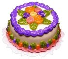 (image for) Floral Decorated Round Cake