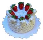 (image for) Tres Leches Cream Cake w/ Strawberry