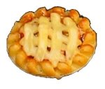 (image for) Lattice Top Peach Pie