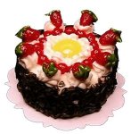 (image for) Strawberry Topped Pineapple Ring Cake