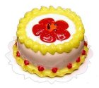 (image for) Lemon & Strawberry Gel Flower Cake