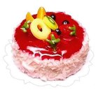 (image for) Fruit-Topped Strawberry Gel Cake