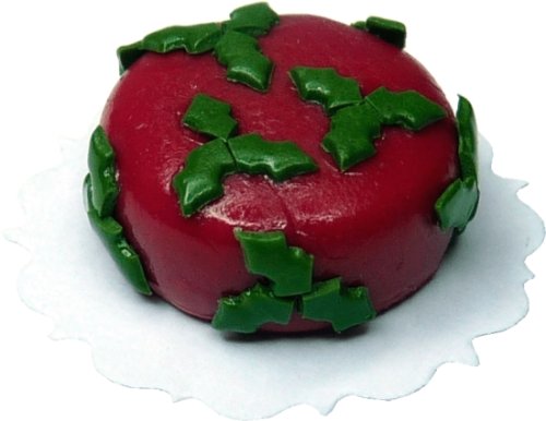 (image for) Red Frosted Holly Leaf Cake