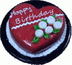 (image for) Happy Birthday Heart Cake