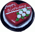 (image for) Happy Birthday Heart Cake