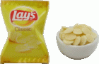 (image for) Potato Chips Bag & Bowl