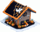 (image for) Halloween Gingerbread House