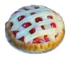 (image for) 1/2in Scale Lattice Crust Cherry Pie