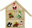 (image for) Christmas Figures in Shadow Box