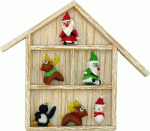 (image for) Christmas Figures in Shadow Box