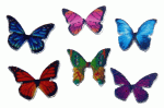 (image for) Butterflies Assorted 6pc