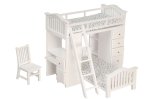 (image for) Bunk Bed Set - White - 5pc