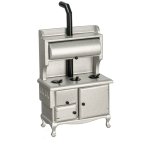 (image for) Old Fashioned Wood Stove - Silver