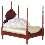 (image for) Four Poster Walnut Bed