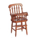 (image for) Jenny Lind Reproduction High Chair - Walnut