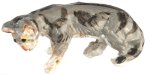 (image for) 1/4in Scale Cat - Gray