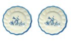 (image for) Blue Delft Plates Metal 2pc