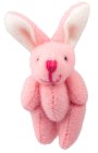 (image for) Stuffed Plush Bunny - Pink