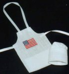 (image for) Chefs Apron American Flag